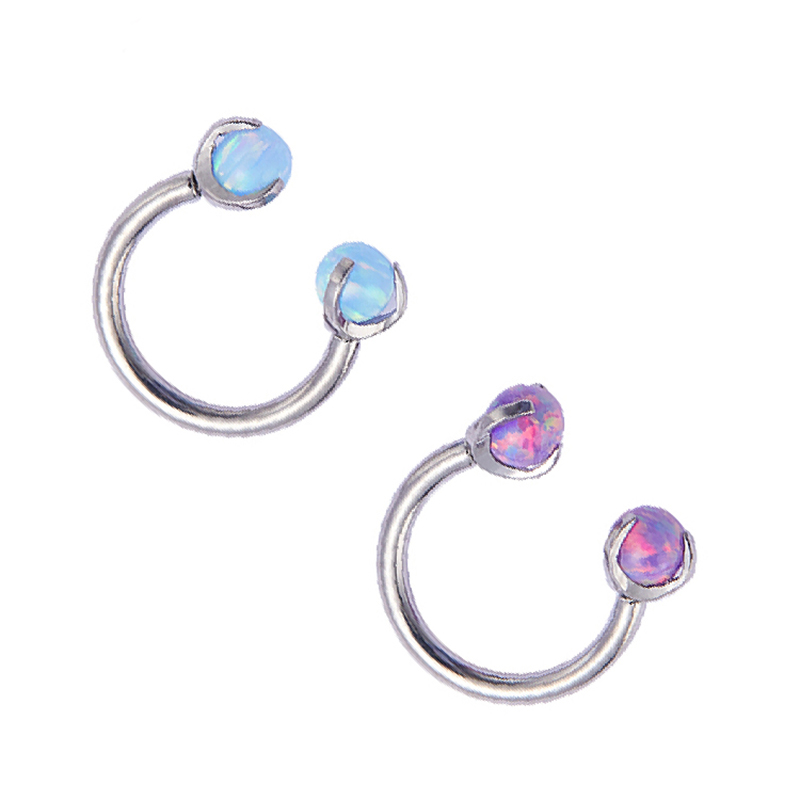 Body Jewelry Implant Grade Titanium - Conjunto de pinos roscados internos do
