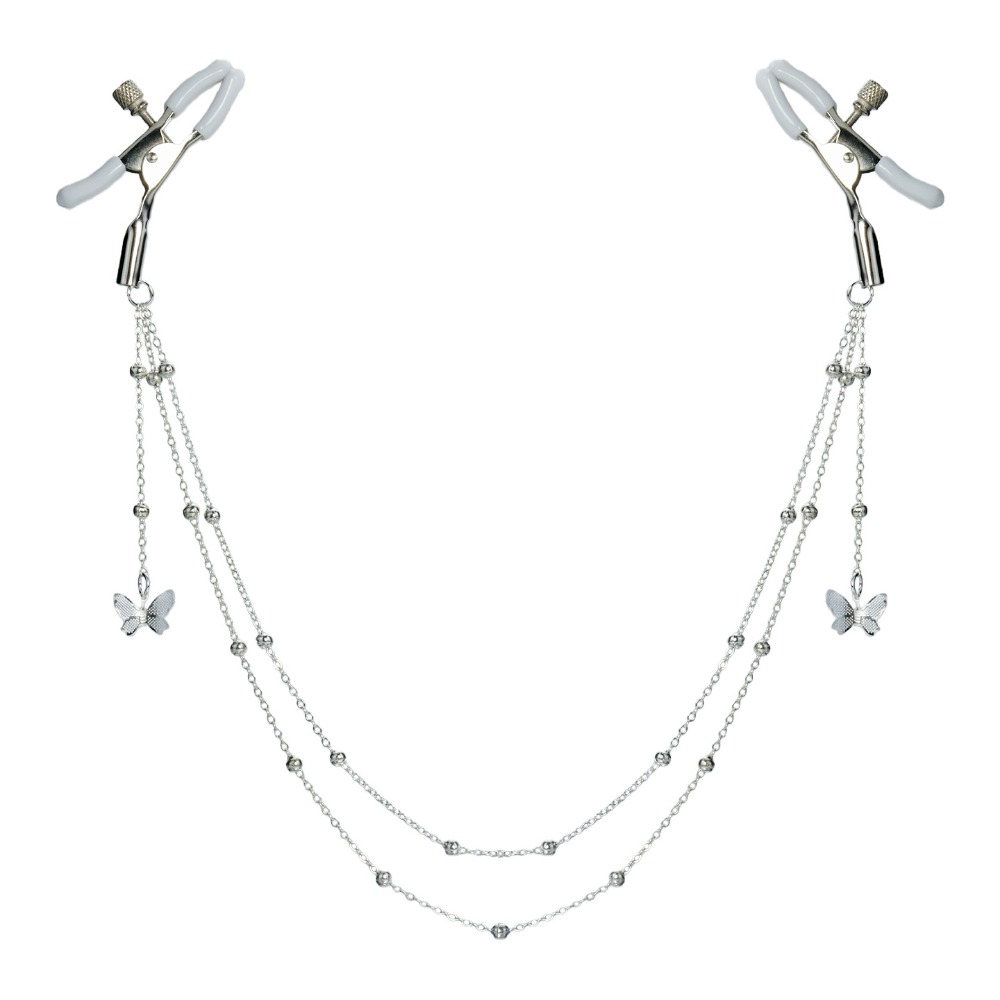 Body Jewelry Nipple Chain - Clipes de Mamilo em Forma de