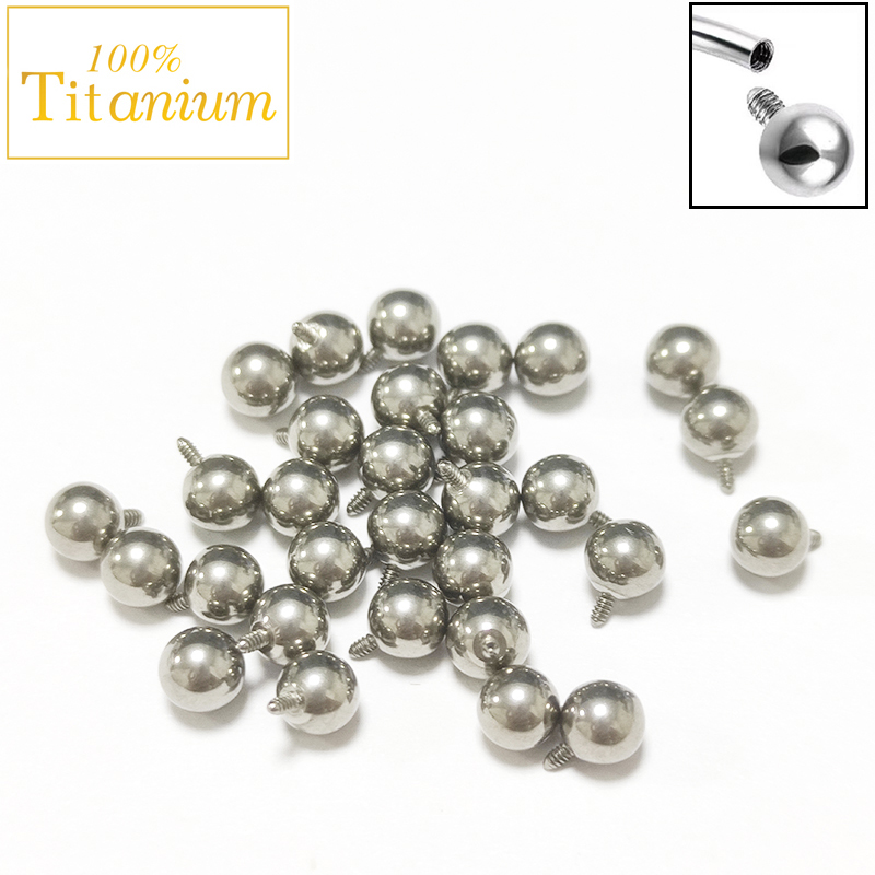Body Jewelry Implant Grade Titanium - 10pc grau de implante astm g23