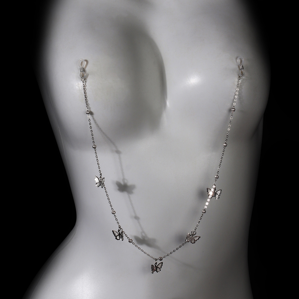 Body Jewelry Nipple Chain - Corrente de Peito Sexy de Metal