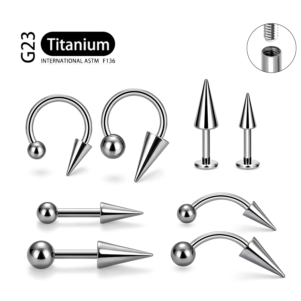 Body Jewelry Implant Grade Titanium - 1 peça implante grau f136 titânio