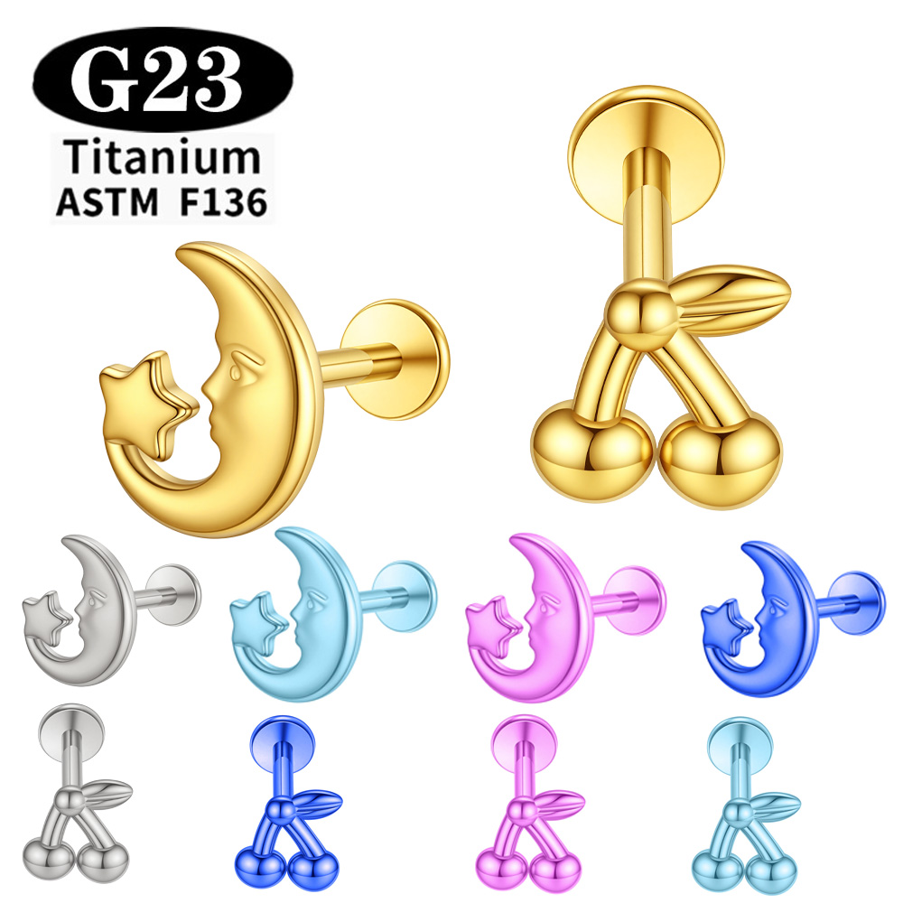 Body Jewelry Implant Grade Titanium - Piercing de titânio anodizado ASTM F136