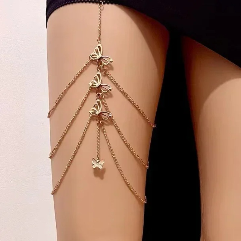 Corrente de coxa boêmia com pi - Body Jewelry Thigh Chain avaliação e preço