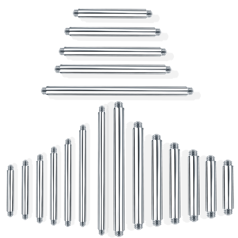 100 peças/lote Haste Reta de A - Body Jewelry Nipple Rings avaliação e preço