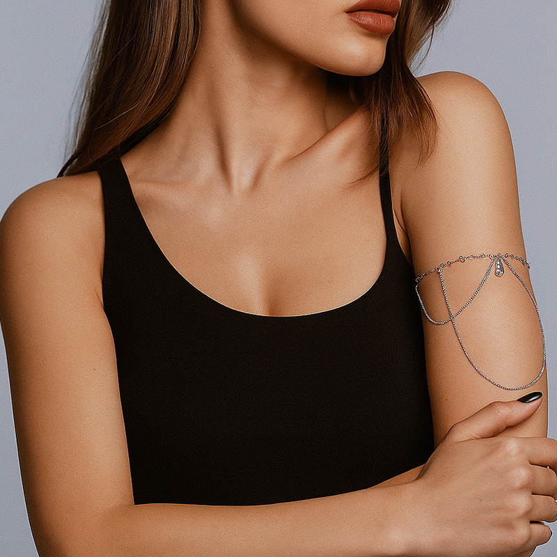 Corrente de Braço Multicamadas - Body Jewelry Ideas avaliação e preço