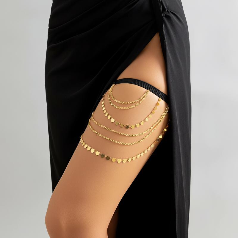 Corrente de Coxa Multicamadas  - Body Jewelry Thigh Chain avaliação e preço
