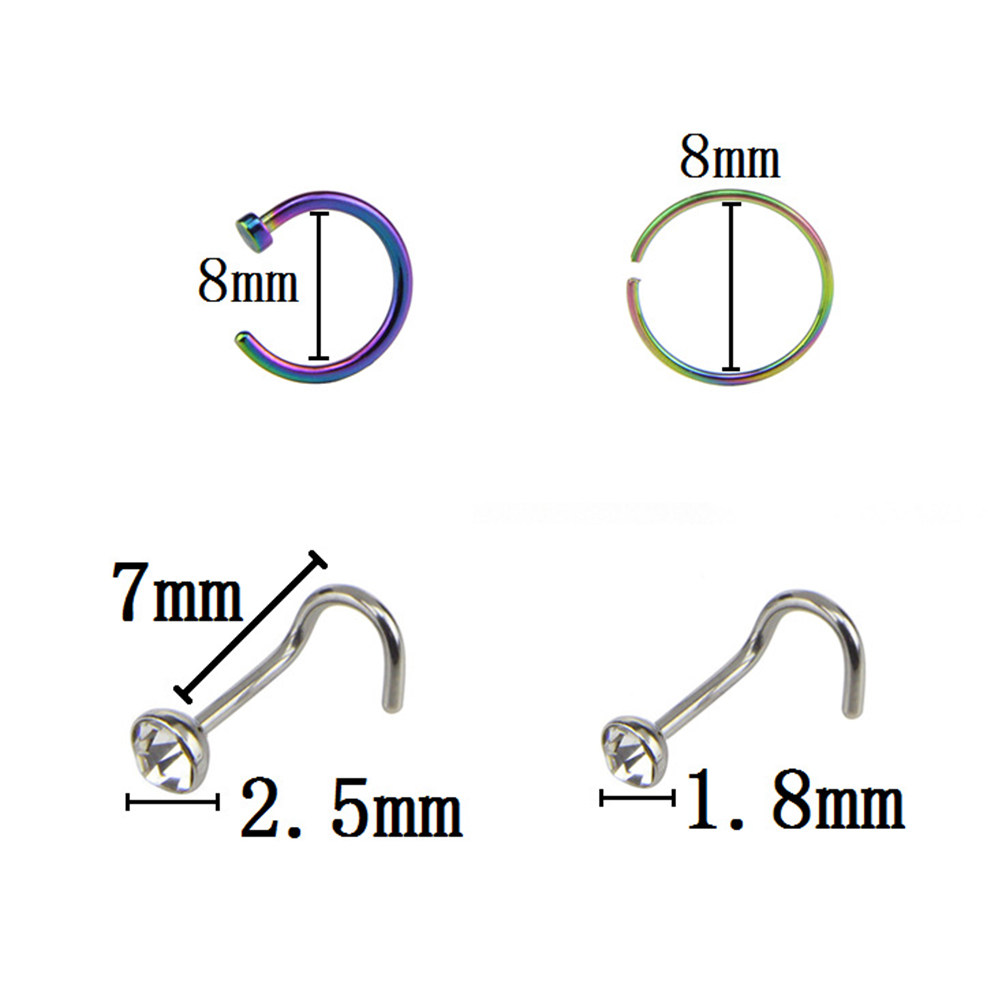 Conjunto de 22 peças de pierci - Body Jewelry Ideas avaliação e preço