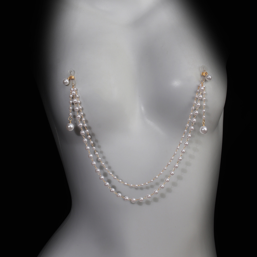 Corrente de Peito com Borlas d - Body Jewelry Nipple Chain avaliação e preço