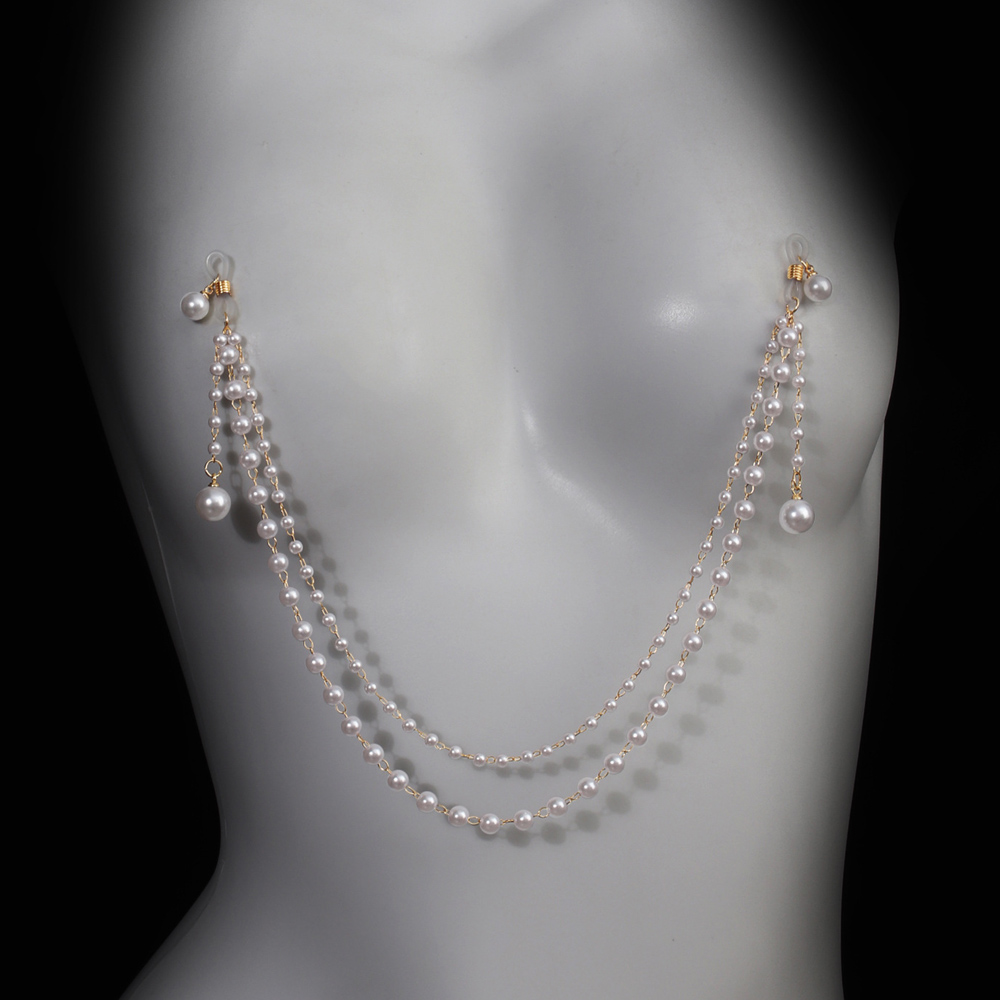 Corrente de Peito com Borlas d - Body Jewelry Nipple Chain avaliação e preço