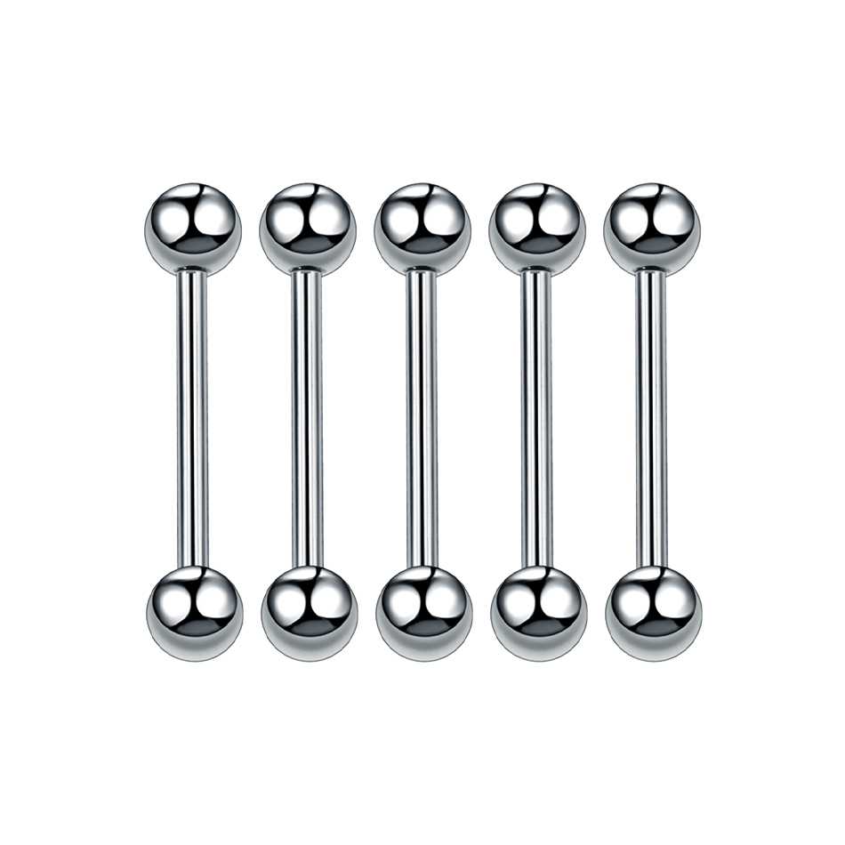 1/5 pçs titânio fio externo lí - Body Jewelry Nipple Rings avaliação e preço