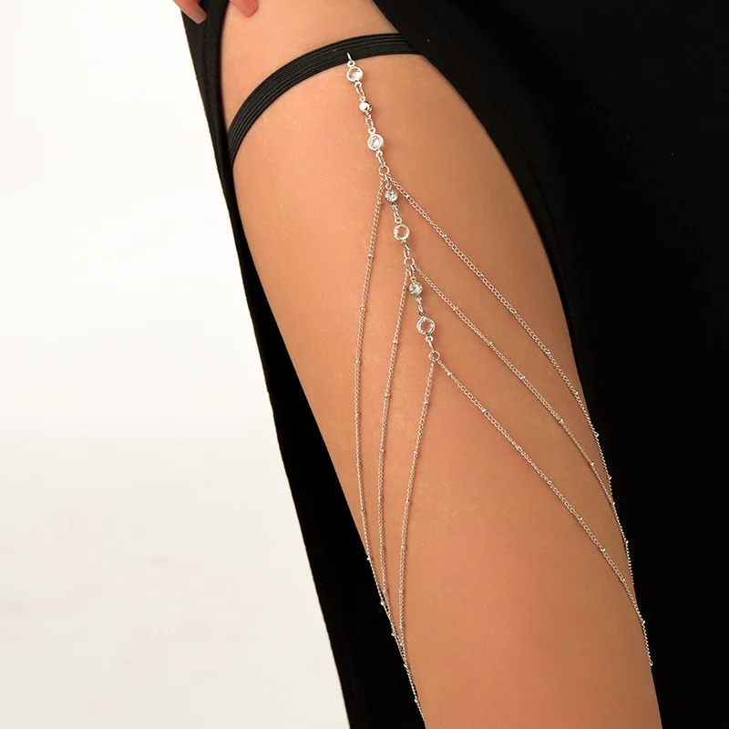 Moda verão boêmio coxa corrent - Body Jewelry Thigh Chain avaliação e preço