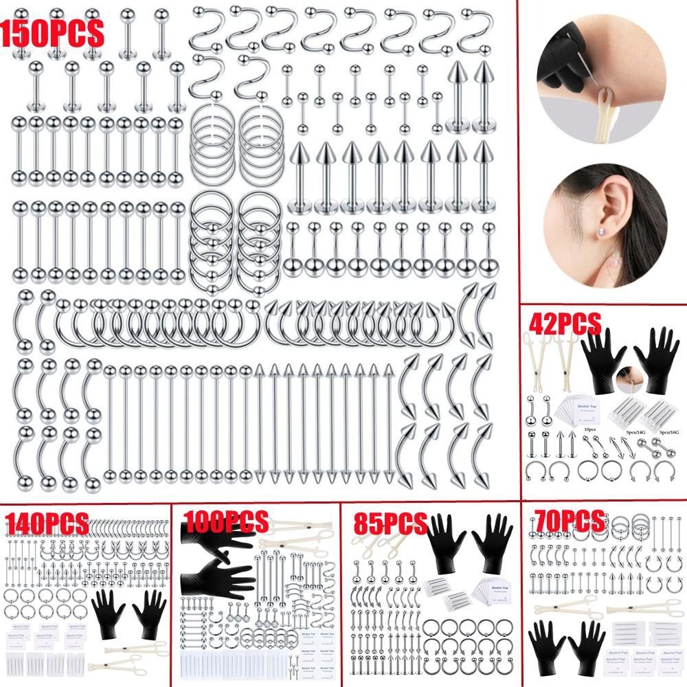 Kit de Piercing Corporal com 1 - Body Jewelry Nipple Rings avaliação e preço