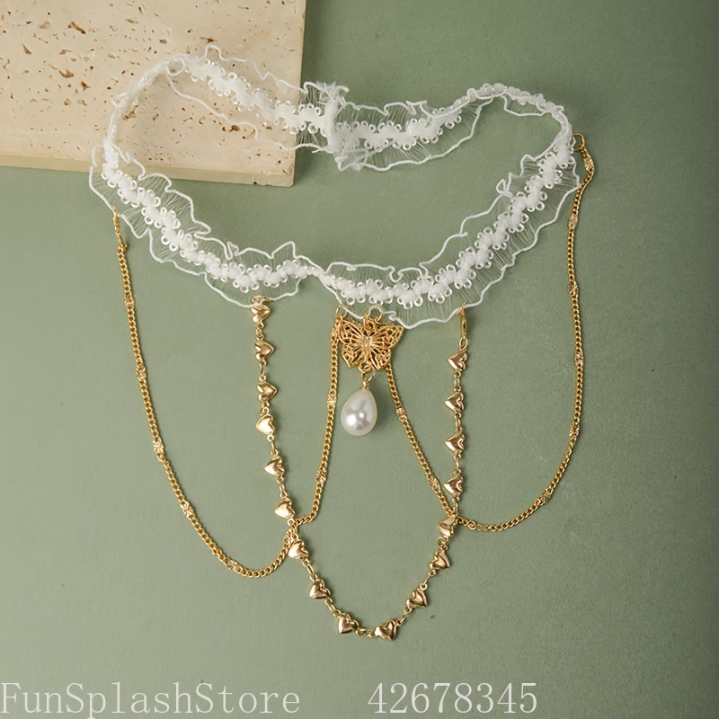 1 peça de corrente para coxa c - Body Jewelry Thigh Chain avaliação e preço