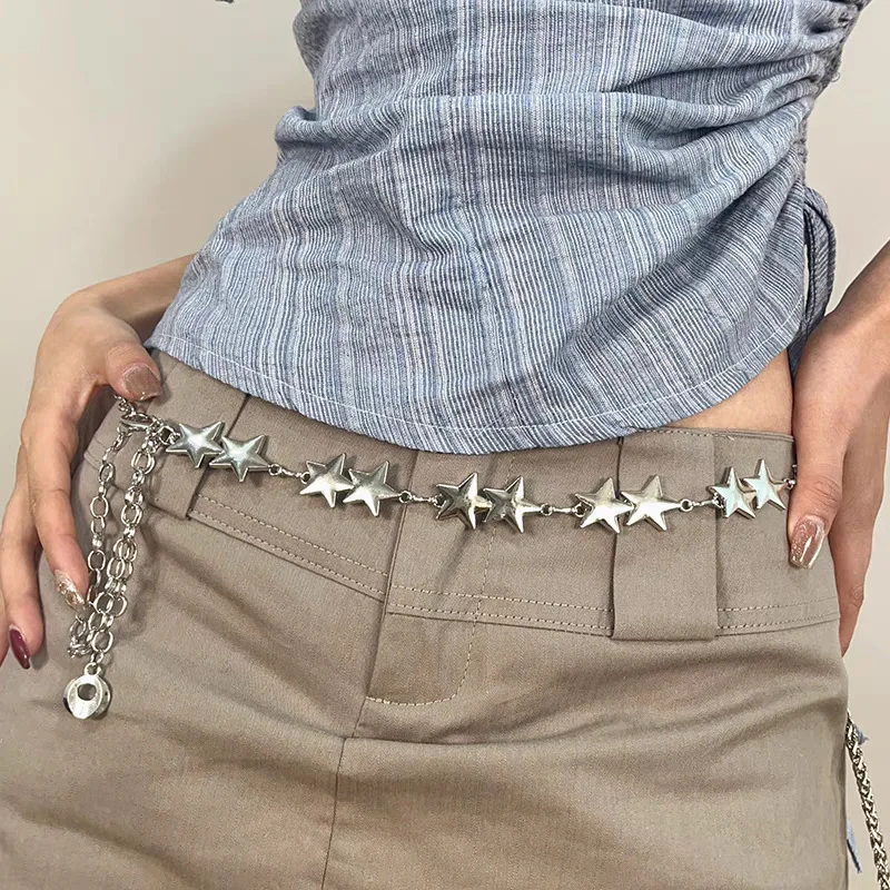 Cinto de corrente estrela ocid - Body Jewelry Dress avaliação e preço