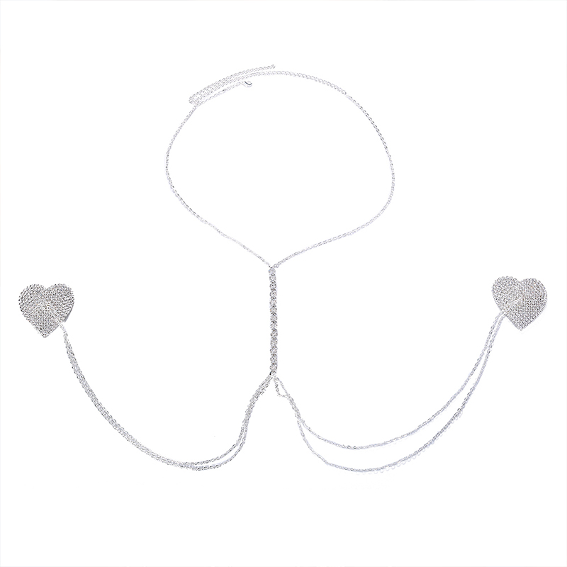 Stonefans sexy biquíni cruz st - Body Jewelry Nipple Chain avaliação e preço