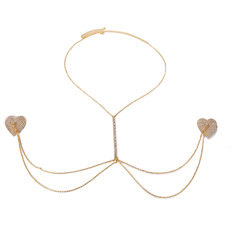 Stonefans sexy biquíni cruz st - Body Jewelry Nipple Chain avaliação e preço