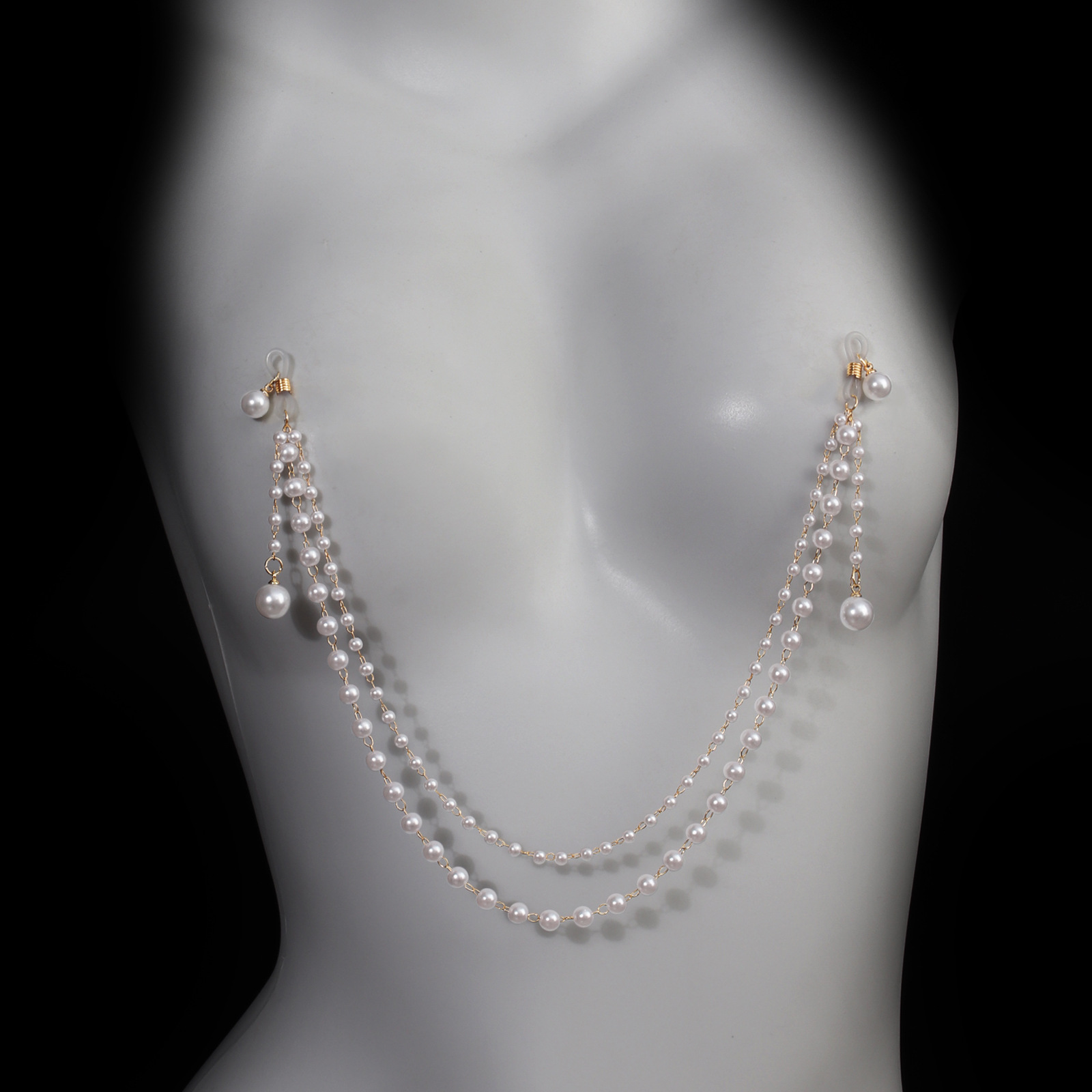 Corrente de Peito Sexy com Pér - Body Jewelry Nipple Chain avaliação e preço
