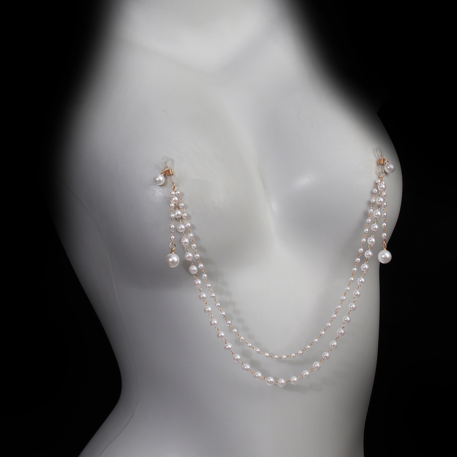 Corrente de Peito Sexy com Pér - Body Jewelry Nipple Chain avaliação e preço