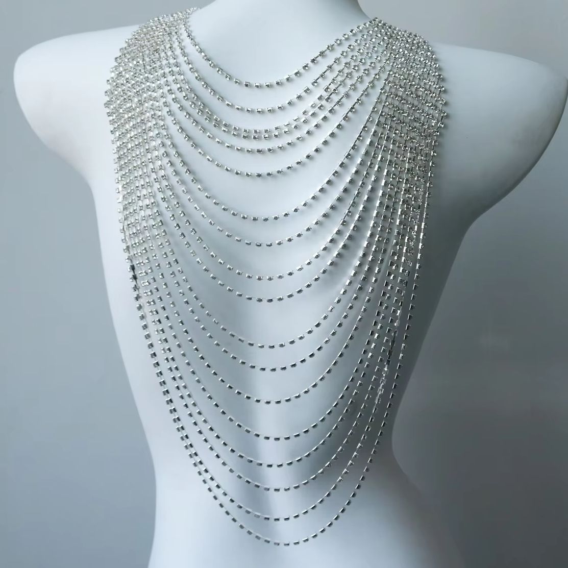 Corrente de Corpo Multicamadas - Body Jewelry Back avaliação e preço