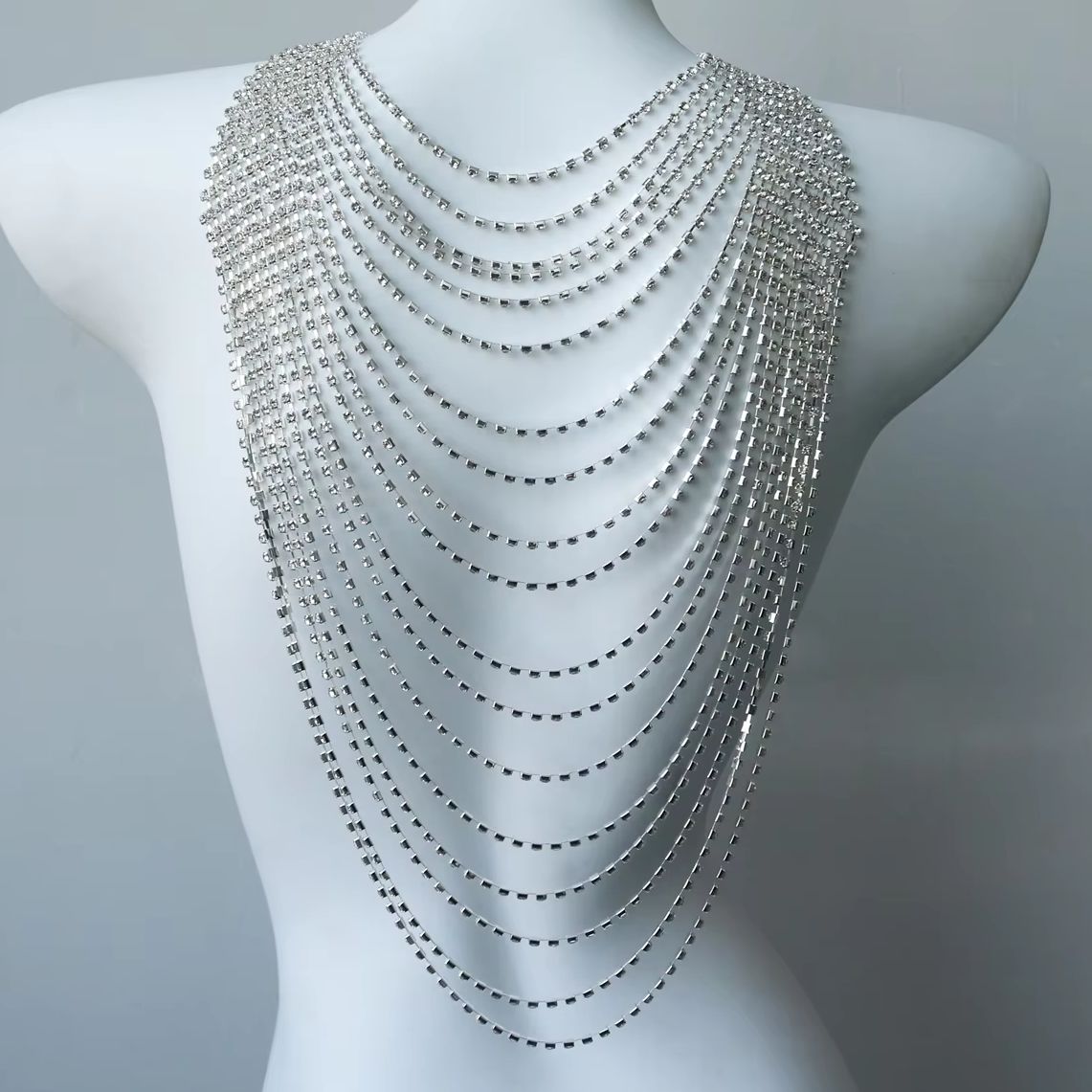 Corrente de Corpo Multicamadas - Body Jewelry Back avaliação e preço