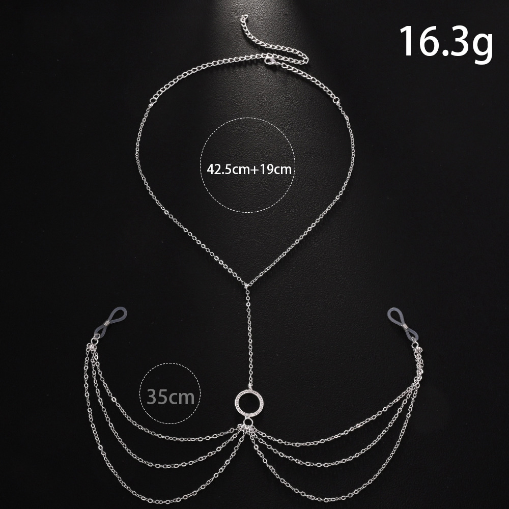 Correntes redondas ocas para m - Body Jewelry Nipple Chain avaliação e preço