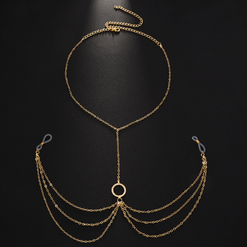 Correntes redondas ocas para m - Body Jewelry Nipple Chain avaliação e preço