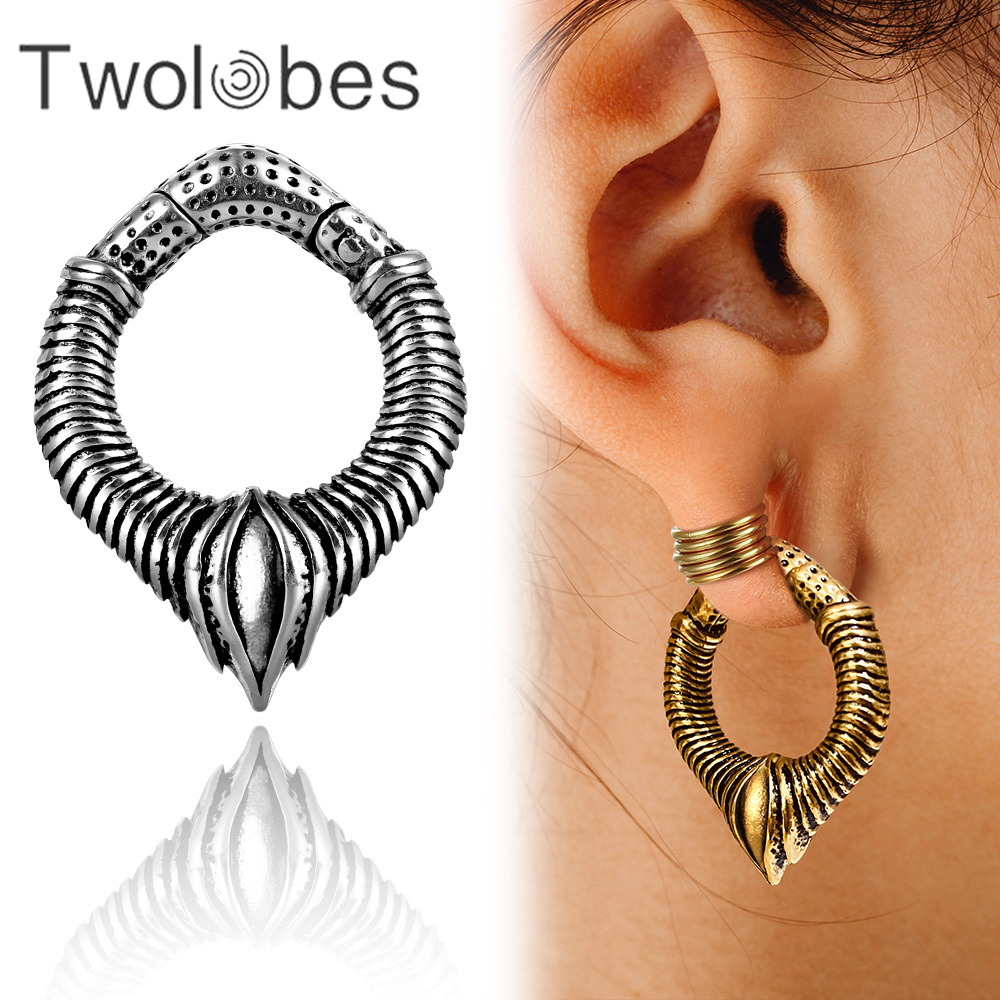 Twolobes 2 peças de aço inoxid - Body Jewelry Hangers avaliação e preço