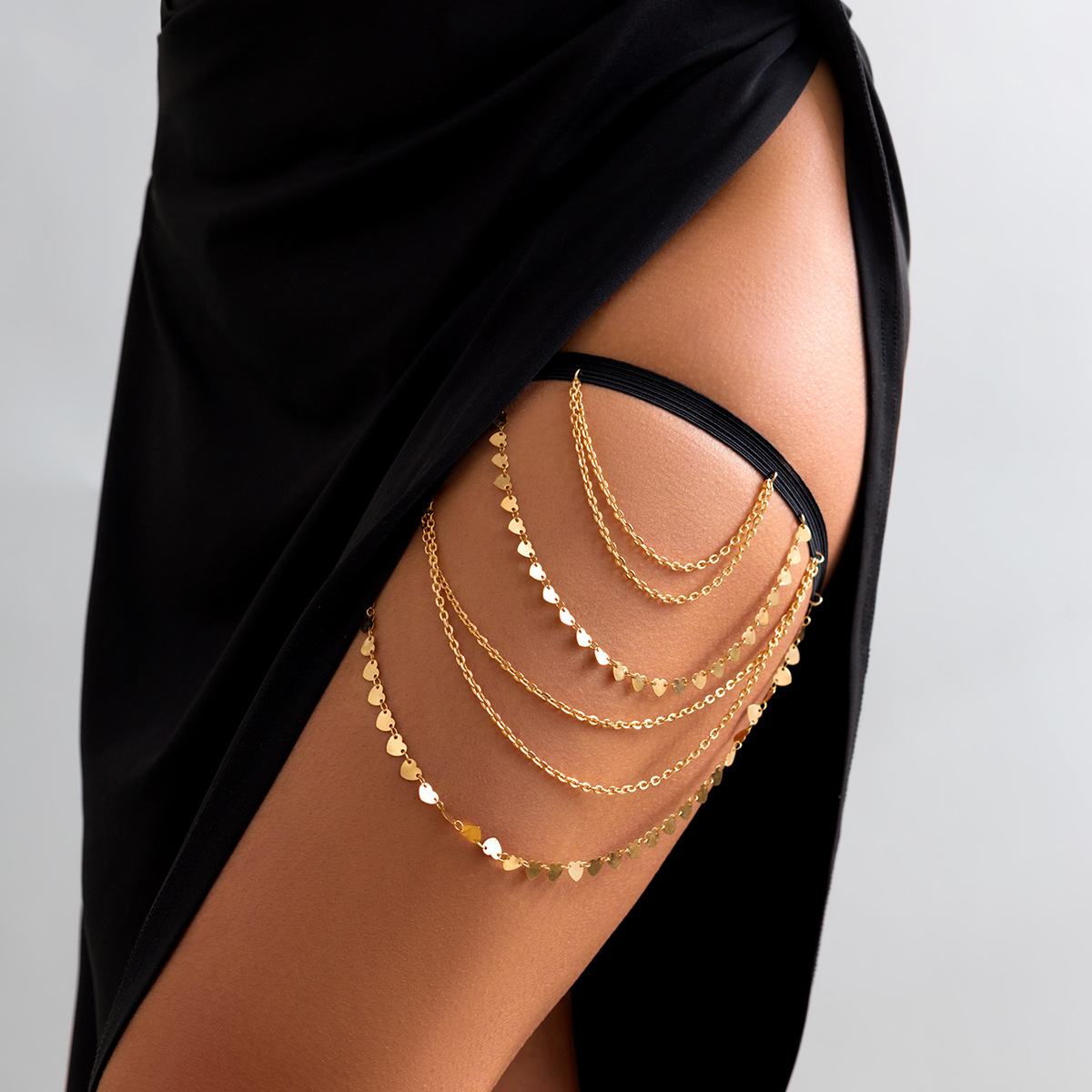 Corrente de Coxa Multicamadas  - Body Jewelry Thigh Chain avaliação e preço