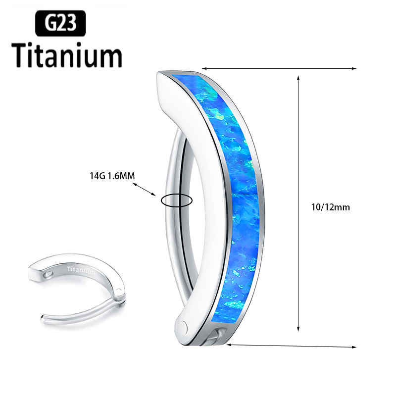 1 peça 14g implante grau g23 t - Body Jewelry Implant Grade Titanium avaliação e preço