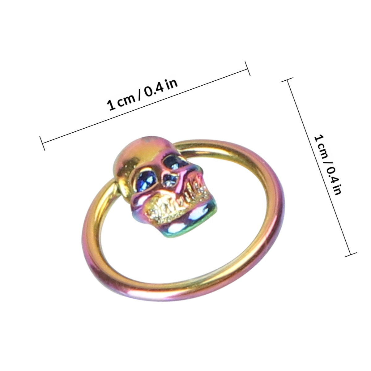 1 unidade de piercing nasal em - Body Jewelry Ideas avaliação e preço