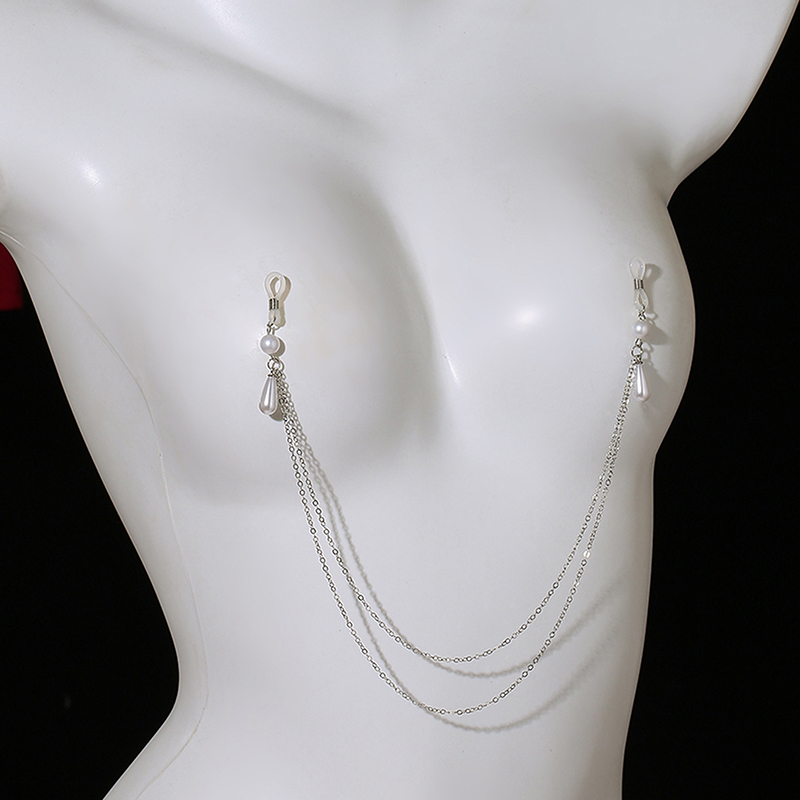 Corrente de Peito Sexy de Meta - Body Jewelry Nipple Chain avaliação e preço