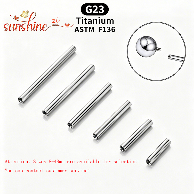 Barra de Titânio Grau Implante - Body Jewelry Implant Grade Titanium avaliação e preço