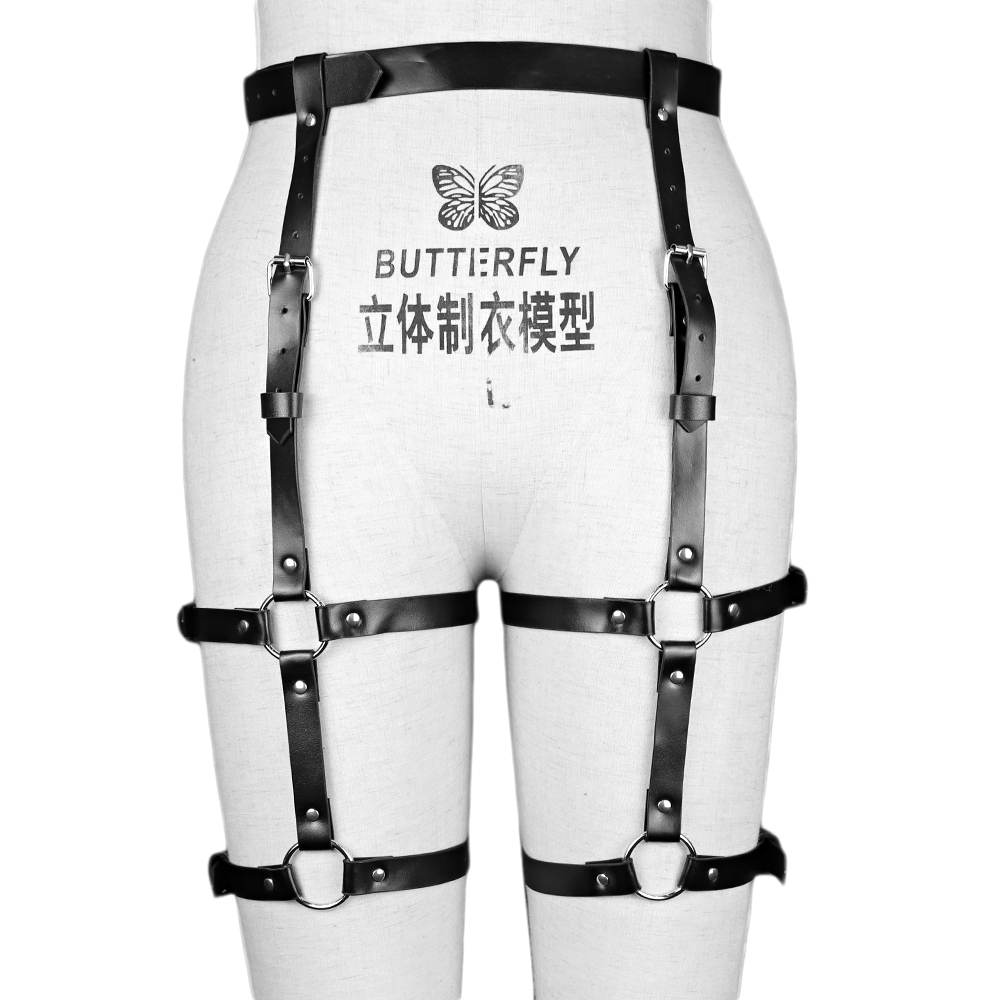 Cinto de Couro Punk para Coxa, - Body Jewelry Thigh Chain avaliação e preço